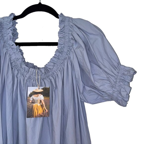 French Meadows French Blue Chemise / Renaissance Dress - Size L - New with Tags - Picture 1 of 6